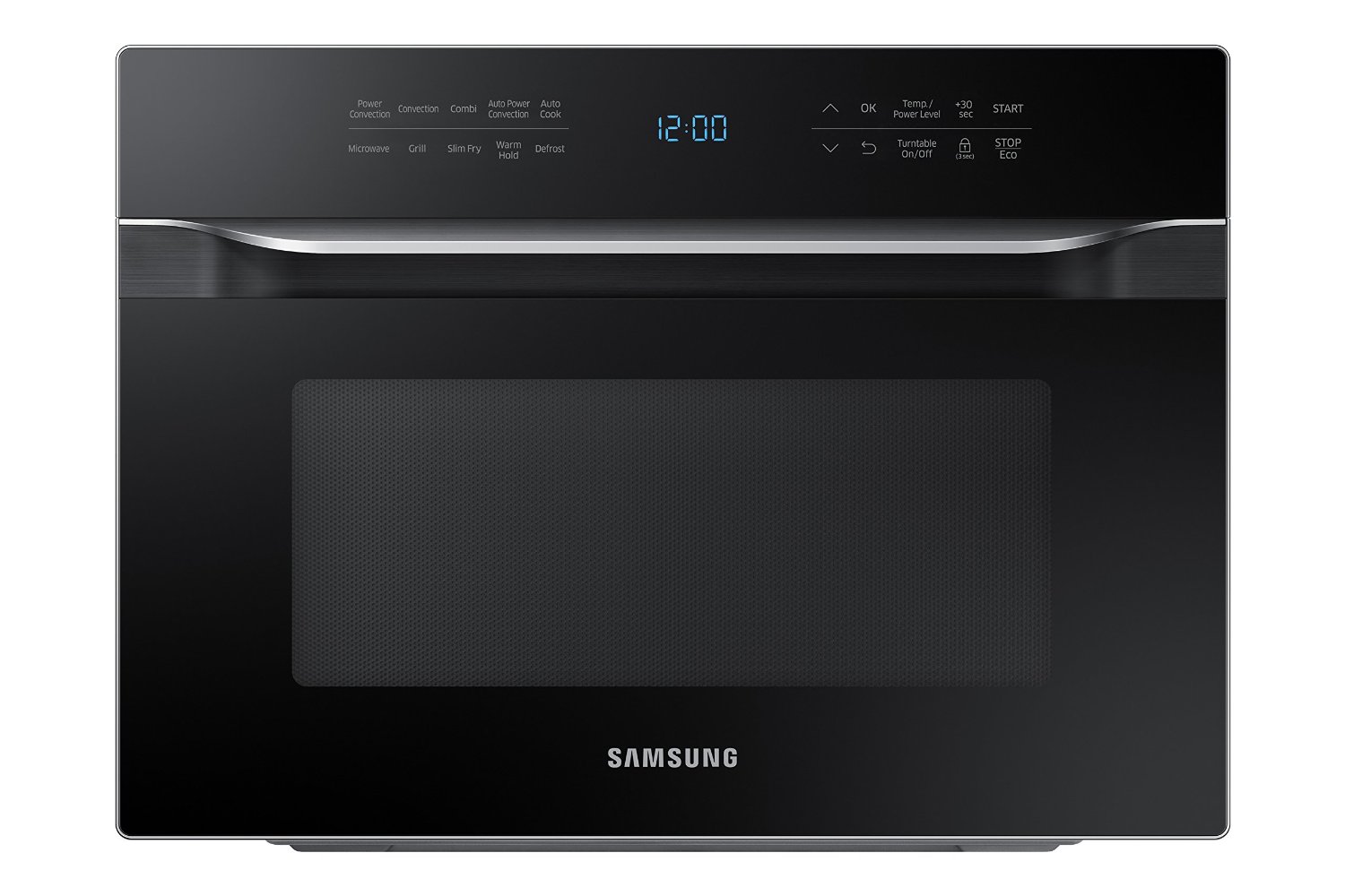 Samsung MC12J8035CT 1.2 cu. ft. Countertop Convection Microwave - Stainless Steel, Black