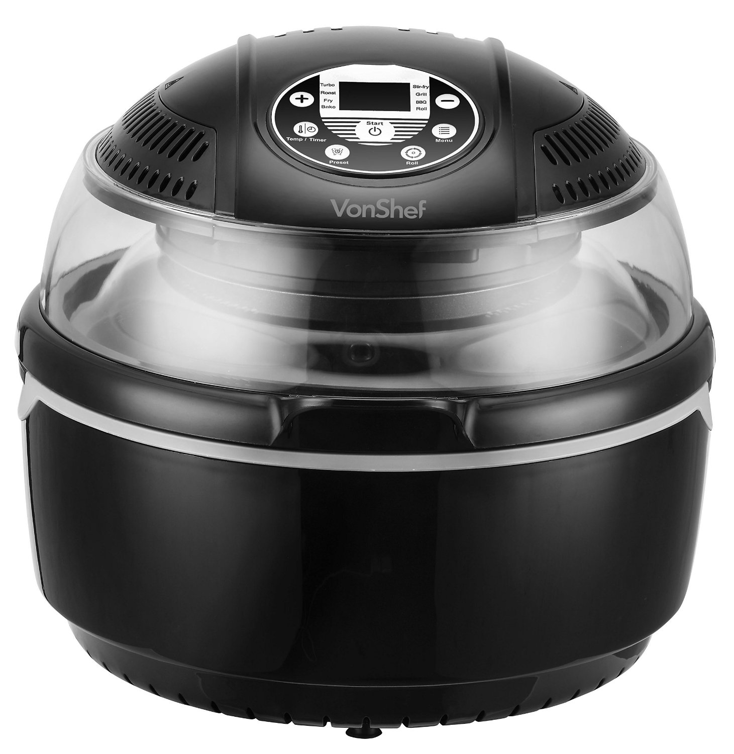 VonShef Low Fat Oil Free Electric Air Fryer Multi Grill Oven