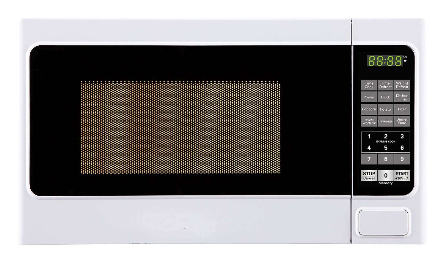 Impecca CM07N2W 700W Power Countertop Microwave Oven, White, 0.7 cu. ft.