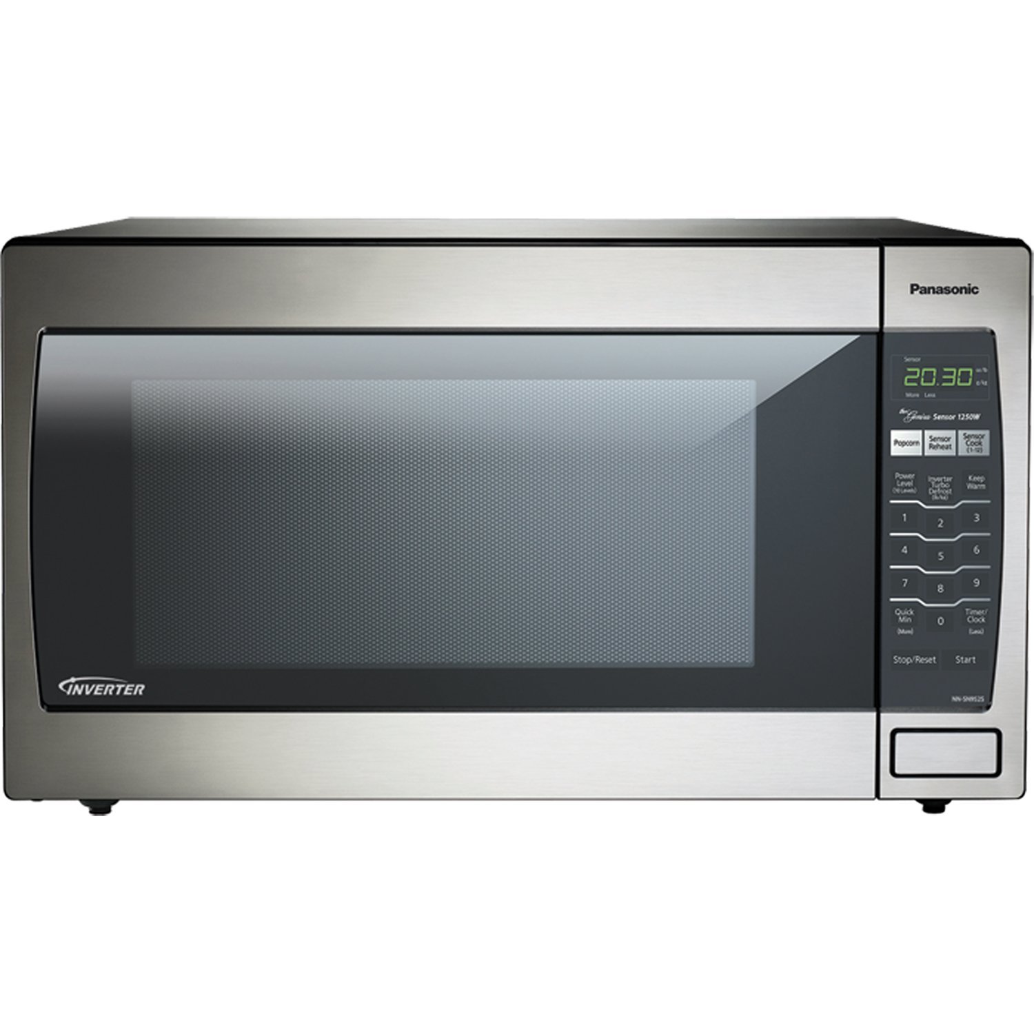 Panasonic NN-SN952S Stainless 1250W 2.2 Cu. Ft. Countertop Microwave Oven with Inverter Technology