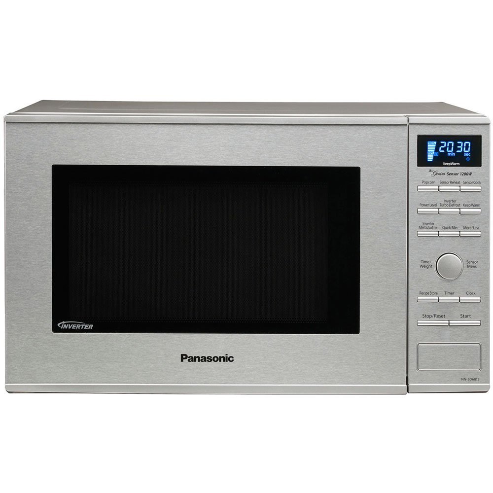 Panasonic NN-SD681S Stainless 1200W 1.2 Cu. Ft. Countertop/Built-in Microwave with Inverter Technology