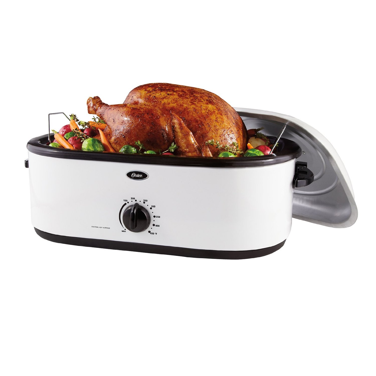 Oster CKSTRS16-WSB Self-Basting Roaster Oven, 16-Quart