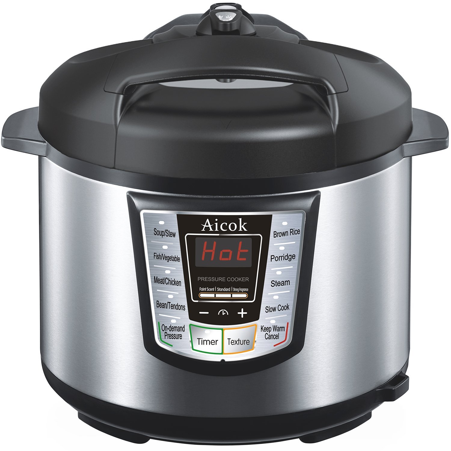 Aicok 7-in-1 Multi-Functional Programmable Electric Pressure Cooker, 6 Quart / 1000W
