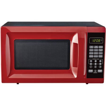 Mainstays 700W Output Microwave Oven (Red)