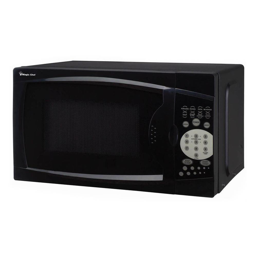 Magic Chef MCM770B1 0.7 cu. ft. Countertop Microwave in Black