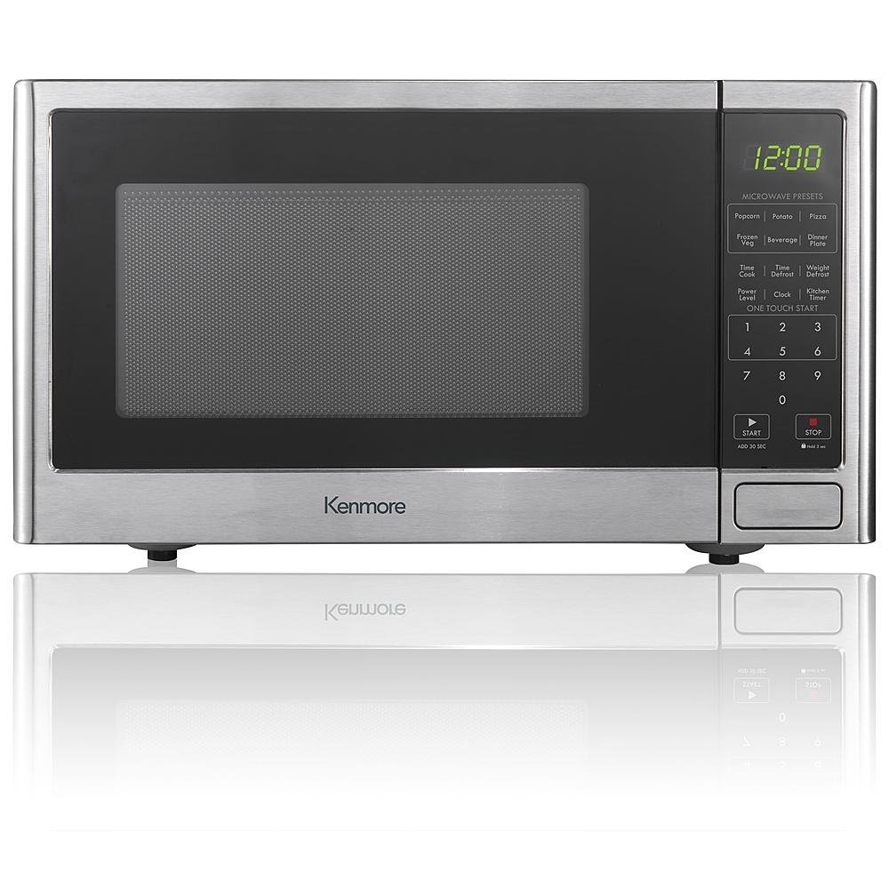 Kenmore 0.9 cu. ft. Countertop Microwave Oven - Stainless Steel