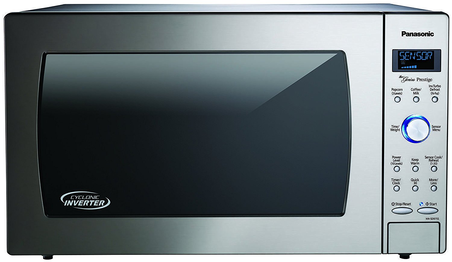 Panasonic NN-SD975S Countertop/Built-In Cyclonic Wave Microwave with Inverter Technology, 2.2 cu. ft. , Stainless