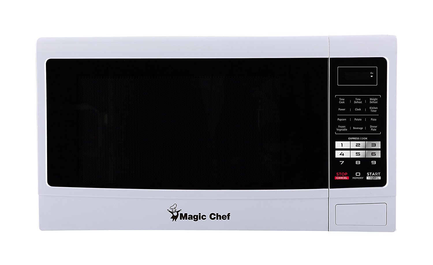Magic Chef MCM1611W 1100W Microwave Oven, 1.6 cu. ft., White