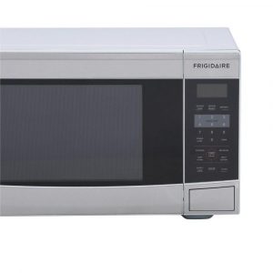 1.6 cu. ft. countertop microwave popcron, 10 power levels clock, stop safety lock