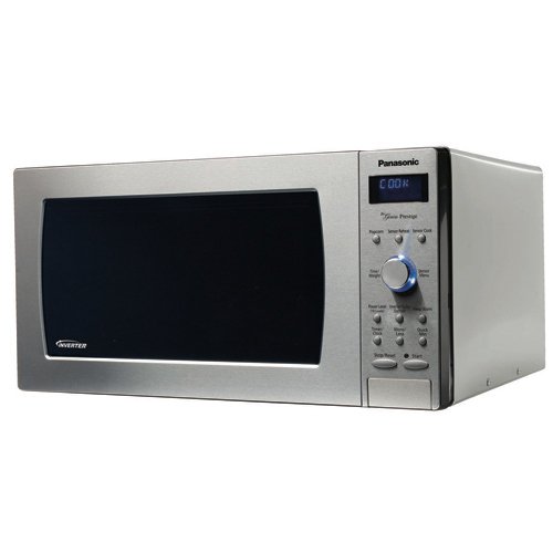 Panasonic NN-SD797S Stainless 1250W 1.6 Cu. Ft. Countertop/Built-in Microwave with Inverter Technology