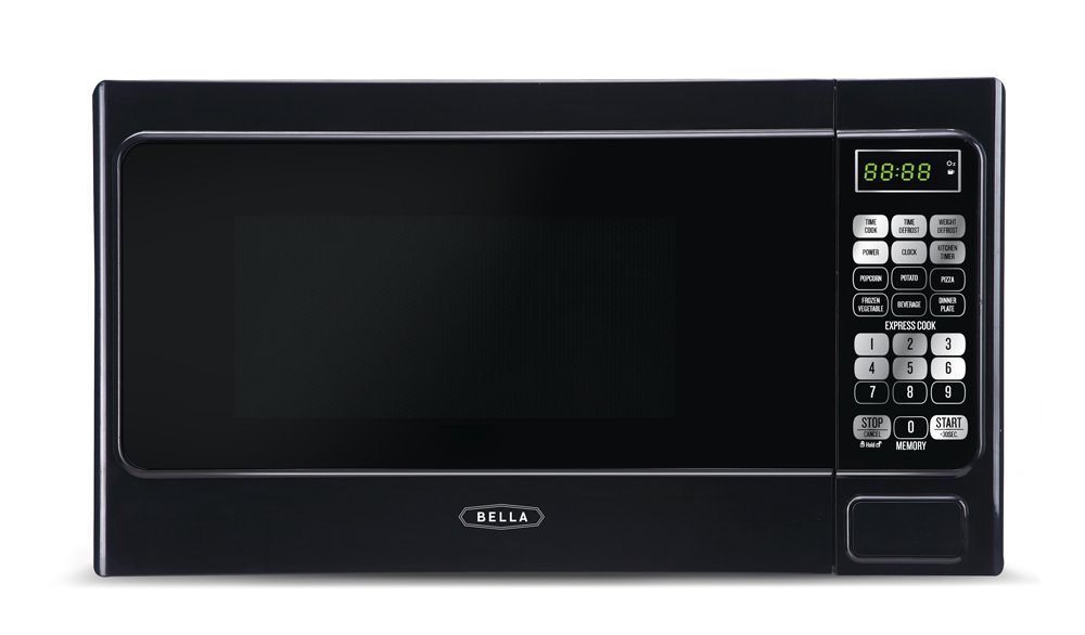Bella BMO07ABTBKB 700W Compact Digital Microwave Oven, 0.7 cu. ft., Black
