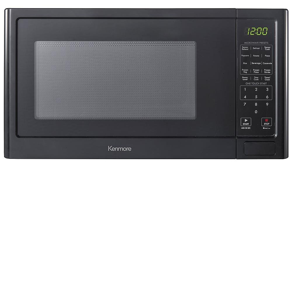 Kenmore 1.2 cu.ft. Countertop Microwave Oven 1100 Watts - Black 75659
