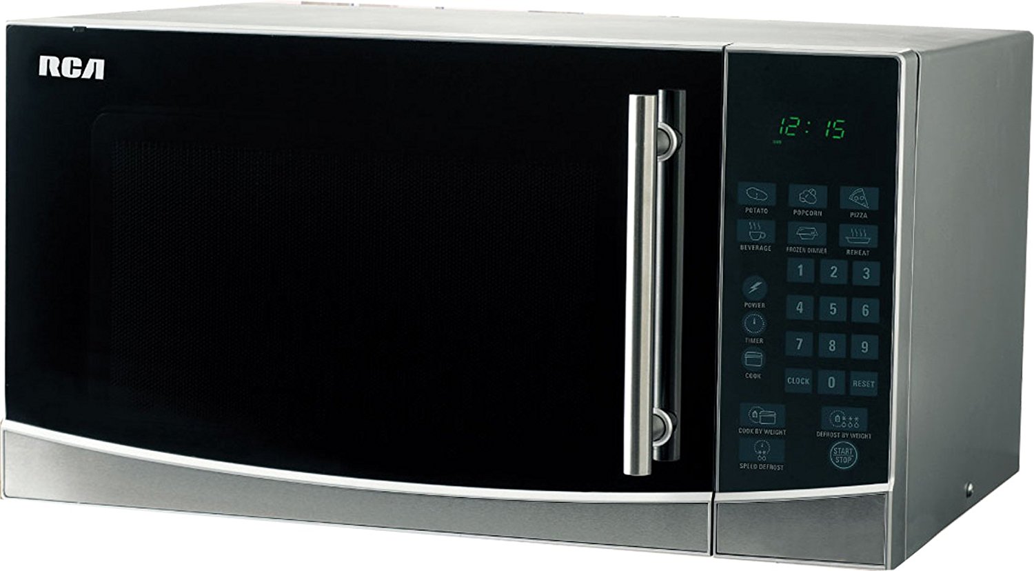 RCA 1.1 Cubic Foot Microwave, Stainless Steel