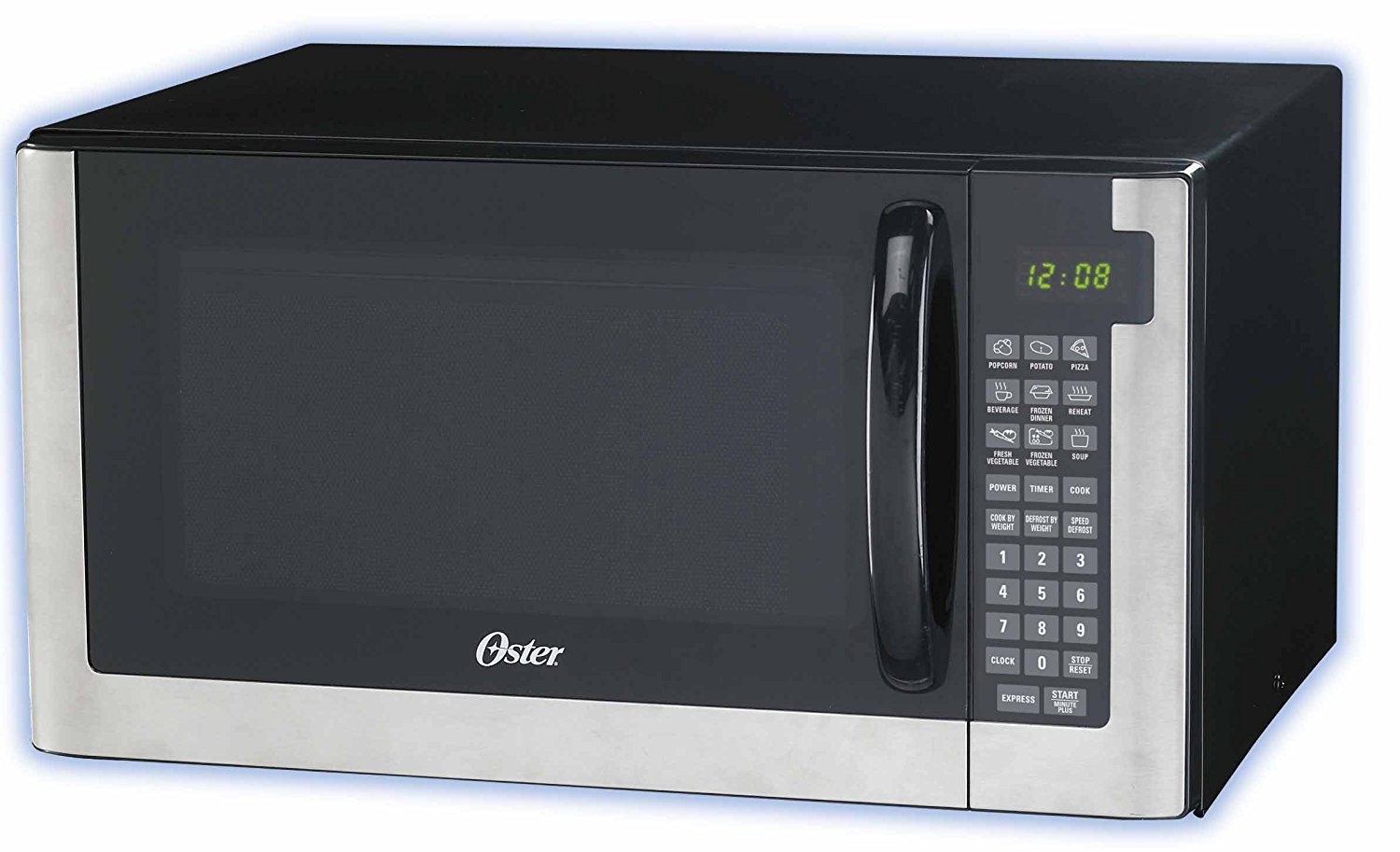 Oster OGG61403-B 1.4-Cubic Foot Digital Microwave Oven, Stainless Steel