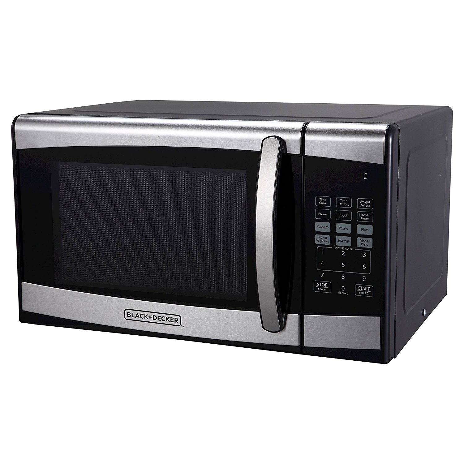 BLACK+DECKER 0.9cu. ft. 900 Watt Microwave Oven Stainless Steel EM925AZE-P