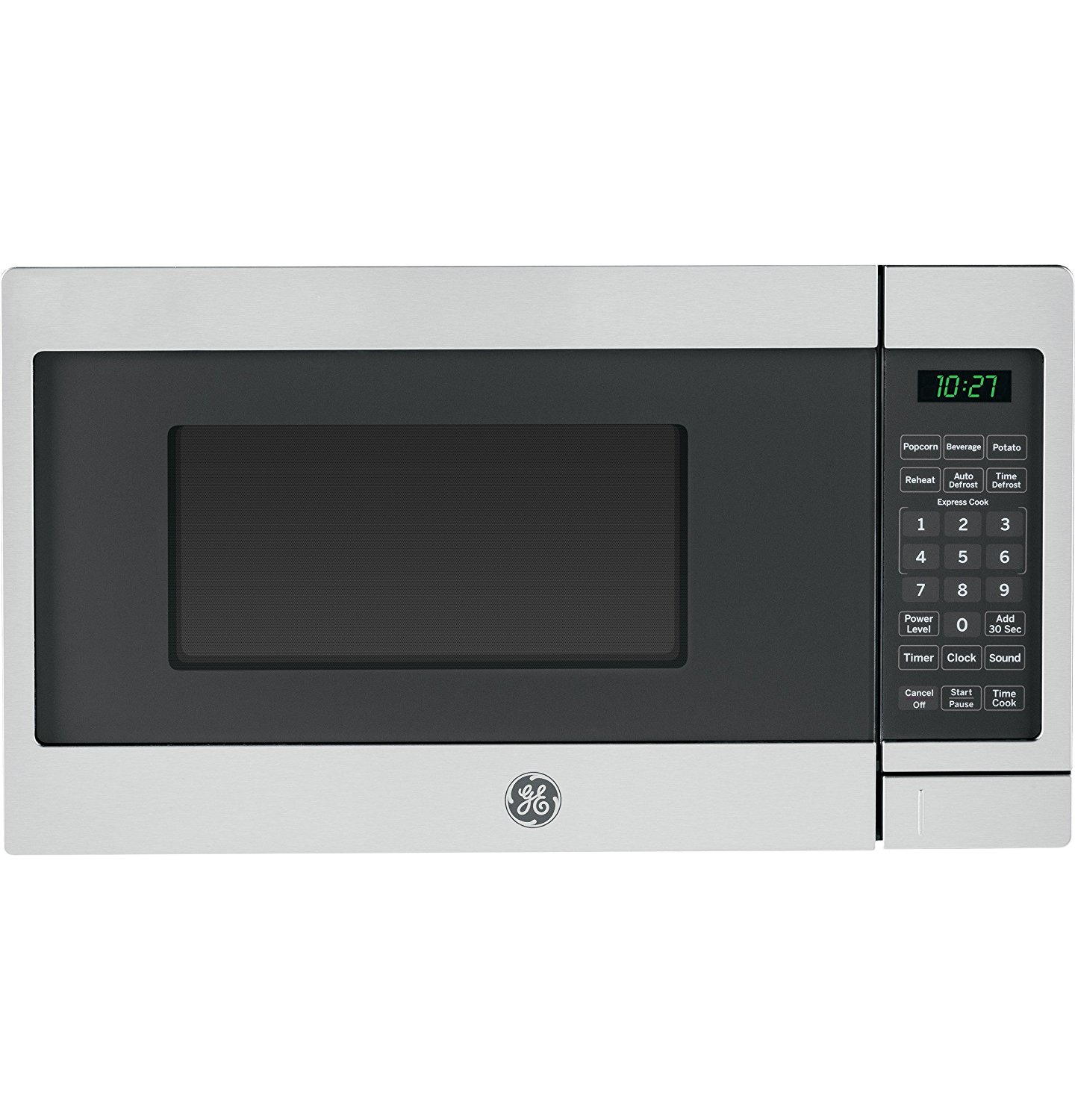 GE JES1072SHSS 0.7 Cu. Ft. Capacity Countertop Microwave Oven with Auto and Time Defrost, in Stainless Steel