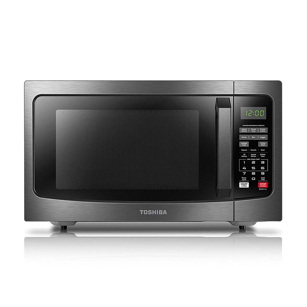 Toshiba EM131A5C-BS 1100W Microwave Oven with Smart Sensor, Easy Clean Interior