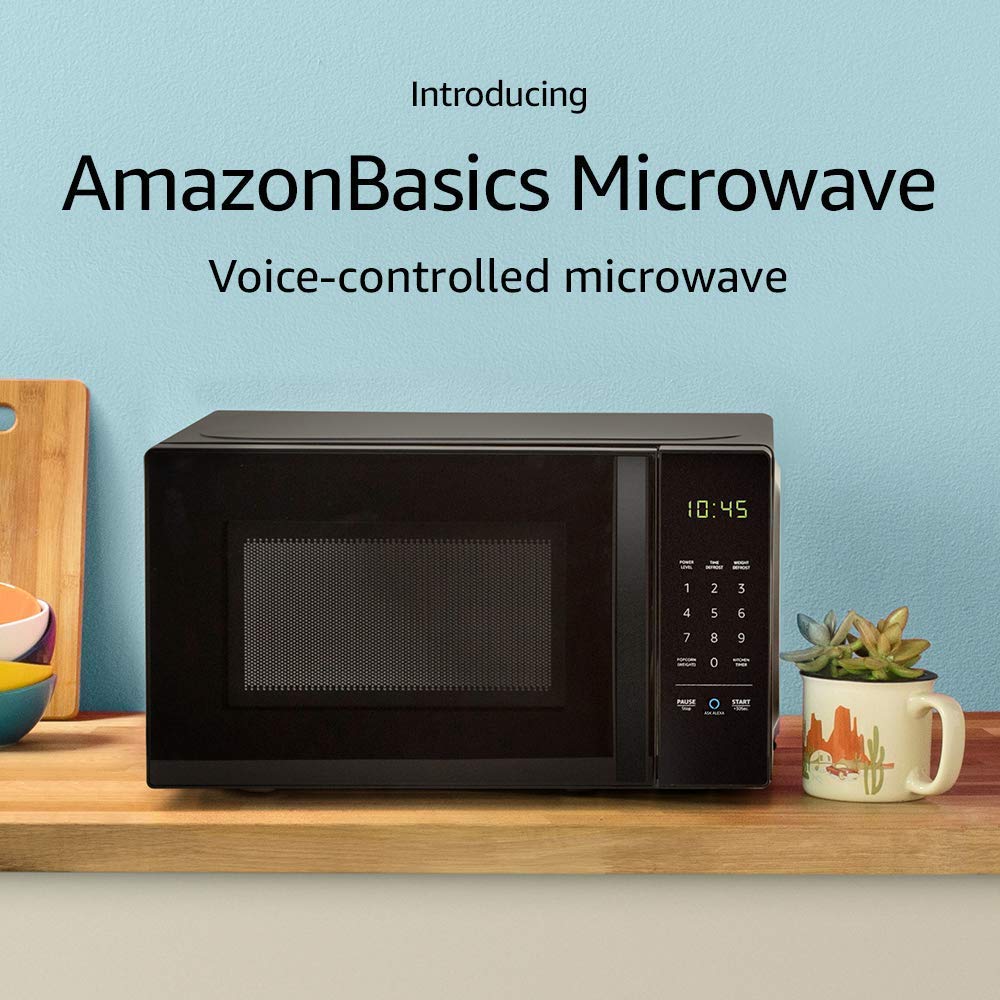 AmazonBasics Small 0.7 Cu. Ft, 700W Microwave (Works with Alexa)
