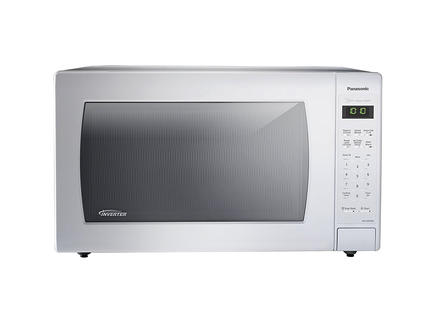 Panasonic NN-SN936W 2.2 Cu. Ft. 1250W Countertop Microwave with Inverter Technology