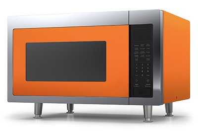 Big Chill Retro Microwave 1.6 cu. ft. 1200 watts Orange