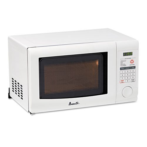 Avanti 0.7 Cubic Foot Capacity Microwave Oven, 700 Watts, White