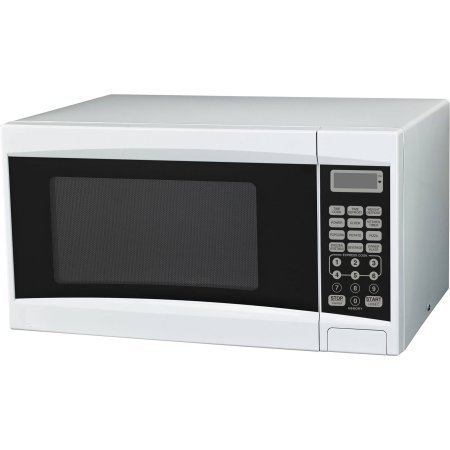 Mainstays 0.7 cu ft Microwave Oven, White, 700W Power/10 Power Levels