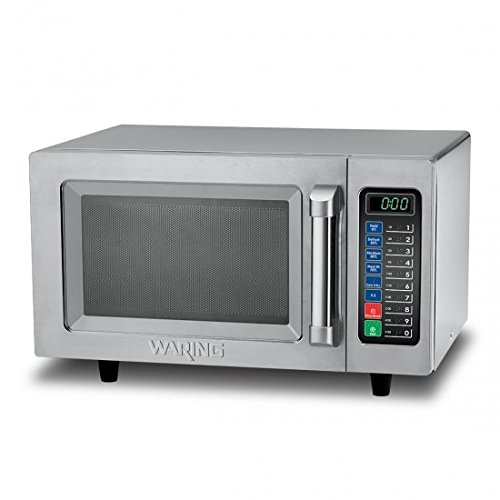 Waring Commercial WMO90 Medium Duty 0.9 cu. ft. Commercial Microwave, Steel