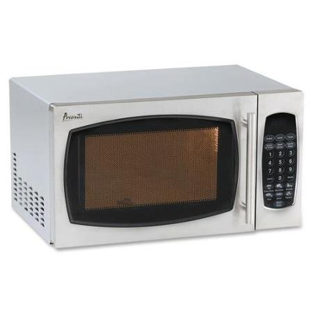 Avanti Micrwave Oven - Single - 0.90 ft³ Main Oven - 900 W Microwave Power - Countertop - Stainless Steel