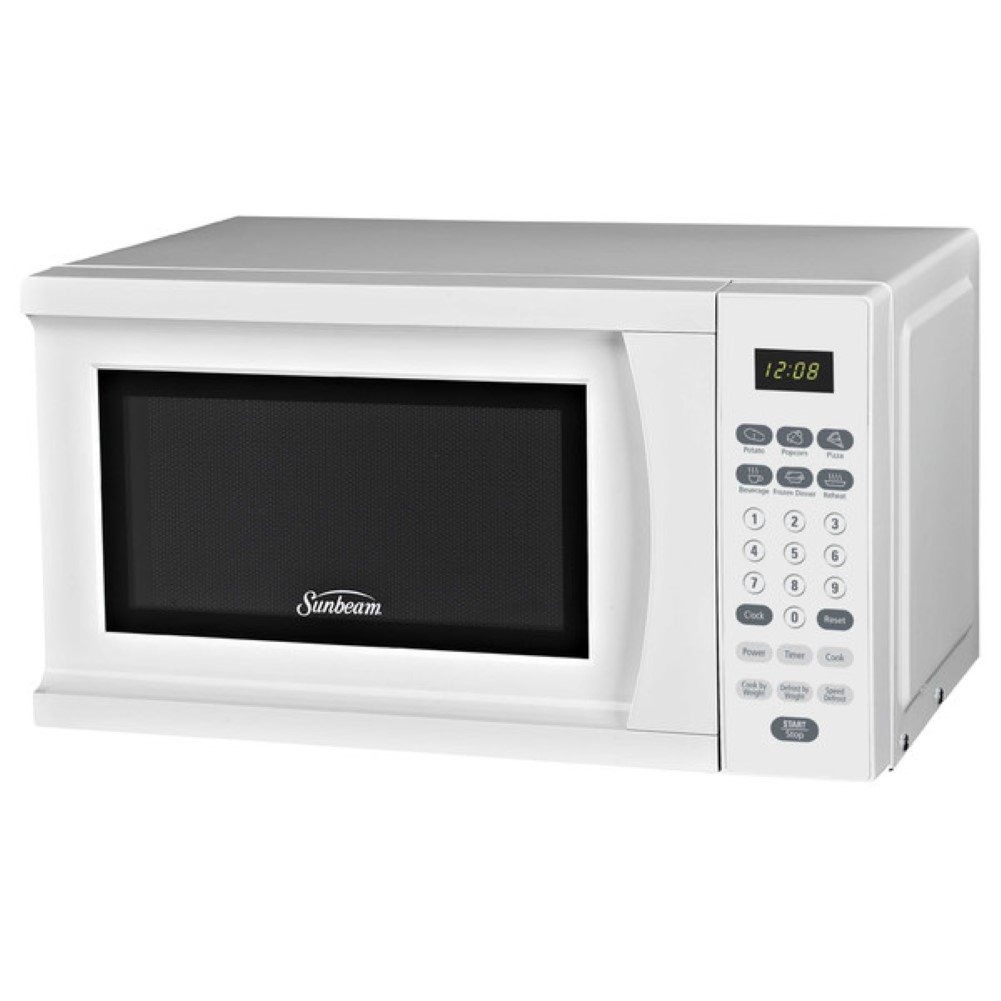 Sunbeam 0.7 Cu. Ft. 700W Countertop Microwave, Microwave Ovens Countertop, White