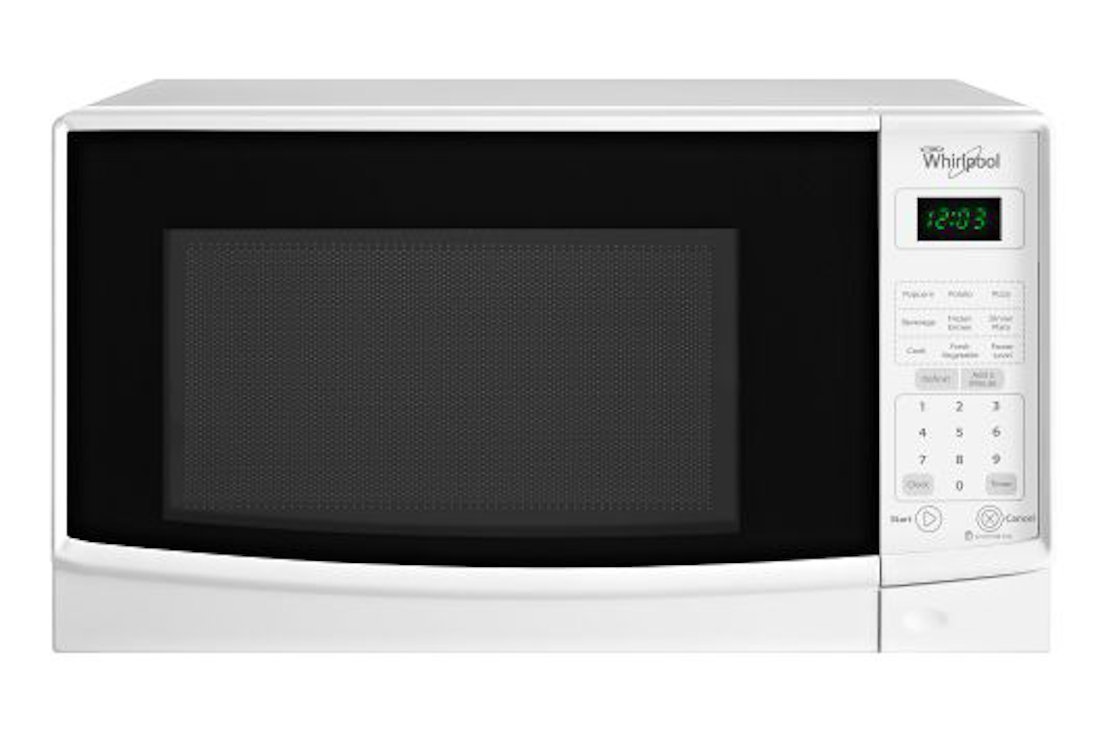 Whirlpool WMC10007AW 0.7 Cu. Ft. White Countertop Microwave