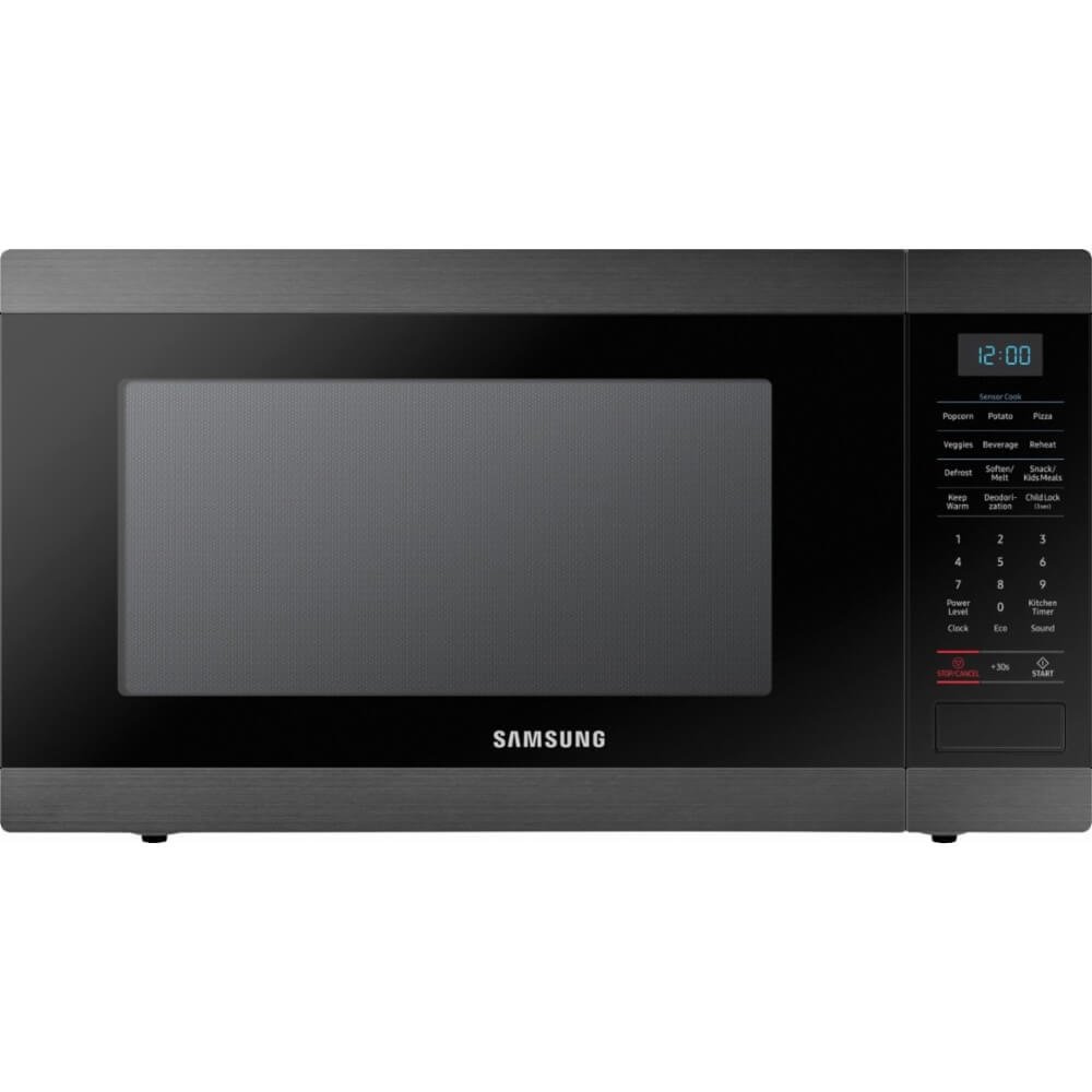 Samsung MS19M8020TG 1.9 Cu. Ft. Black Stainless Countertop Microwave for Built-In Application MS19M8020TG/AA