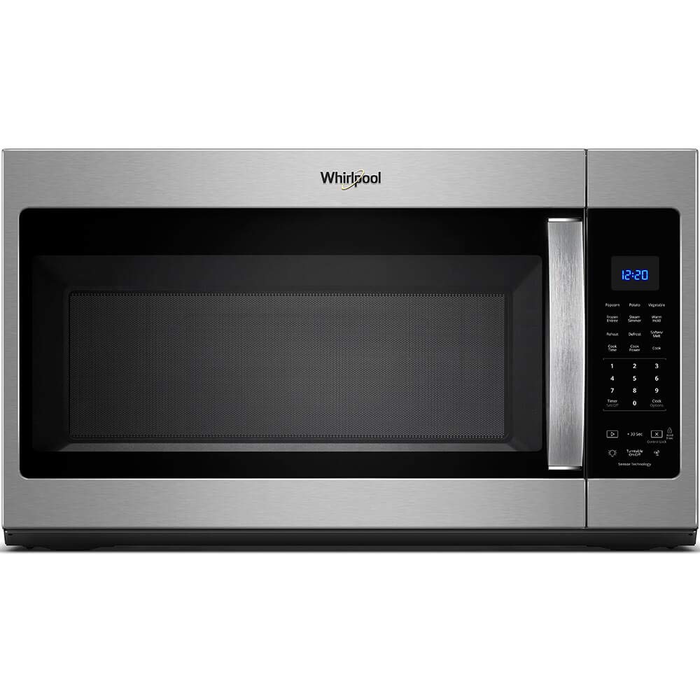 Whirlpool 30 in. W 1.9 cu. ft. Over the Range Microwave in Fingerprint Resistant Stainless Steel with Sensor Cooking