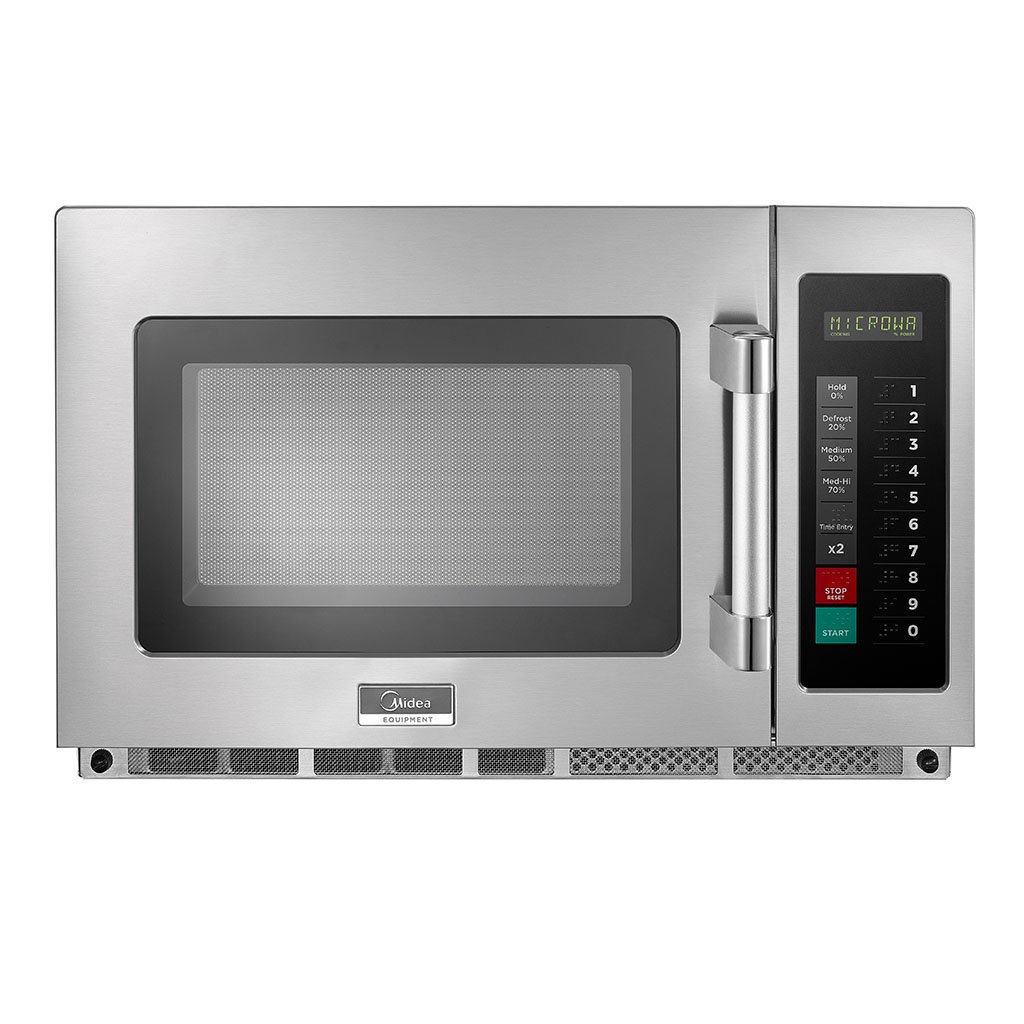Midea 1834G1A Heavy Duty Commercial Microwave 1800W with Keypad Controls