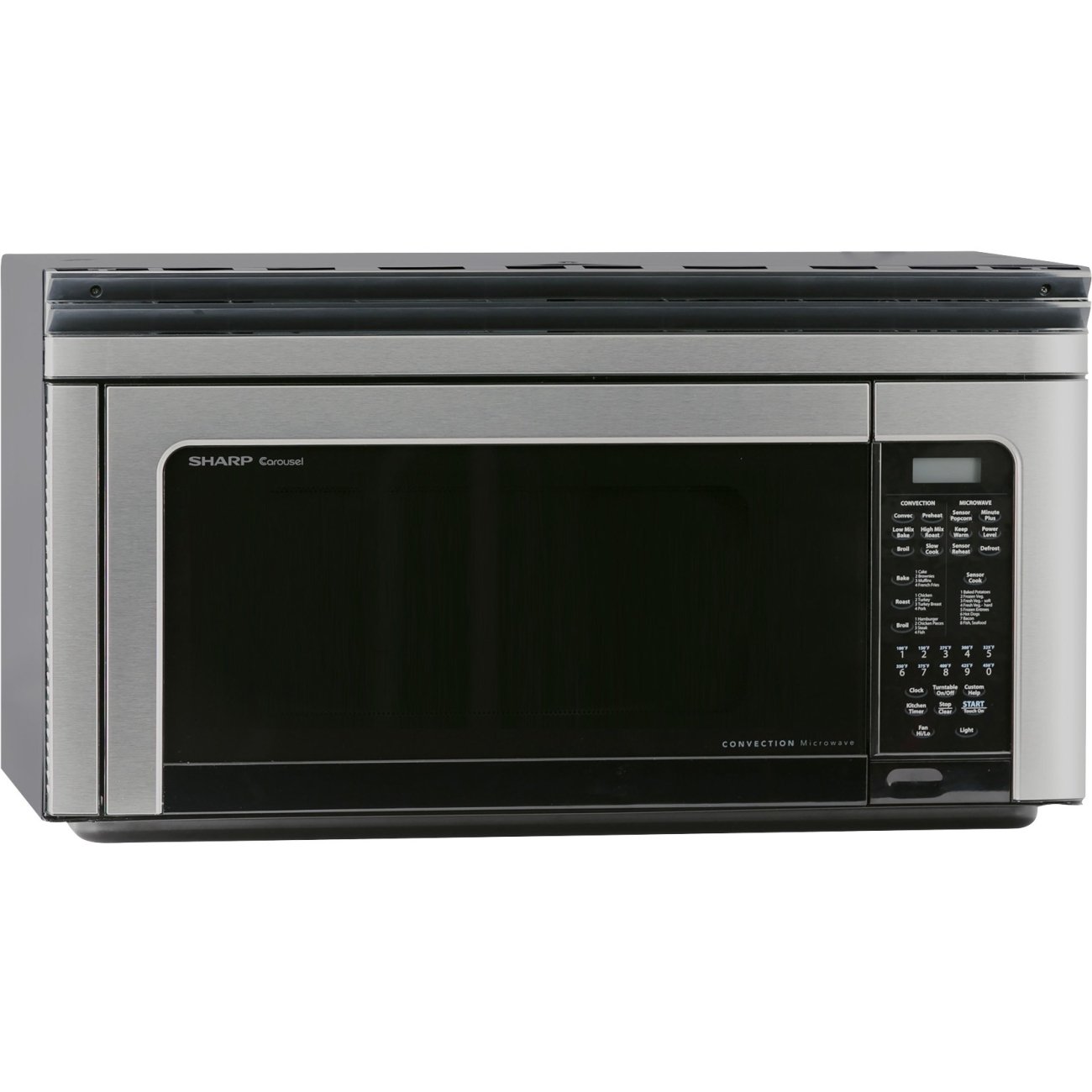 Sharp 1.1 Cu. Ft. 850W Over-The-Range Convection Microwave Oven in Stainless Steel