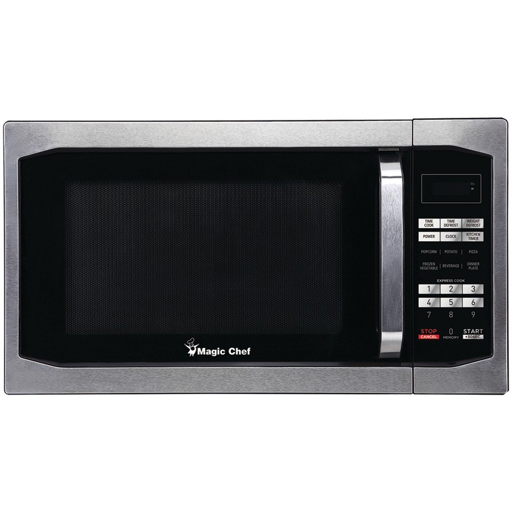 MAGIC CHEF MCM1611ST 1.6 Cubic-ft Countertop Microwave (Stainless Steel) electronic consumer