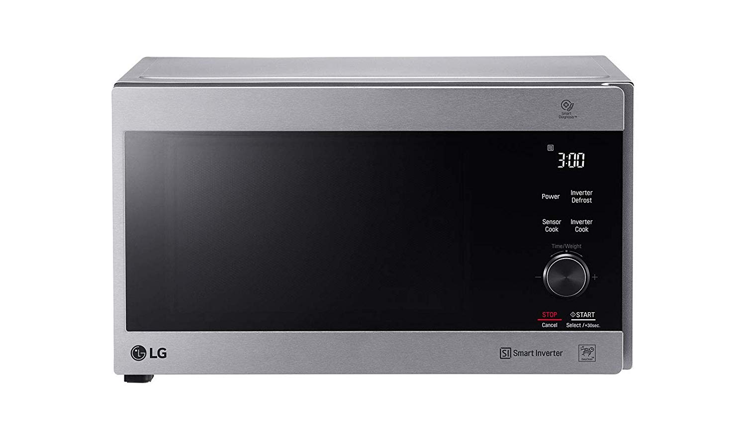 LG MH8265CIS NeoChef Smart Inverter Microwave Oven w/Grill, 220V (Not for USA) 42-Liter Silver
