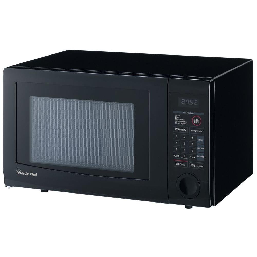 Magic Chef 1.1 Cu. Ft. Countertop Microwave in Black