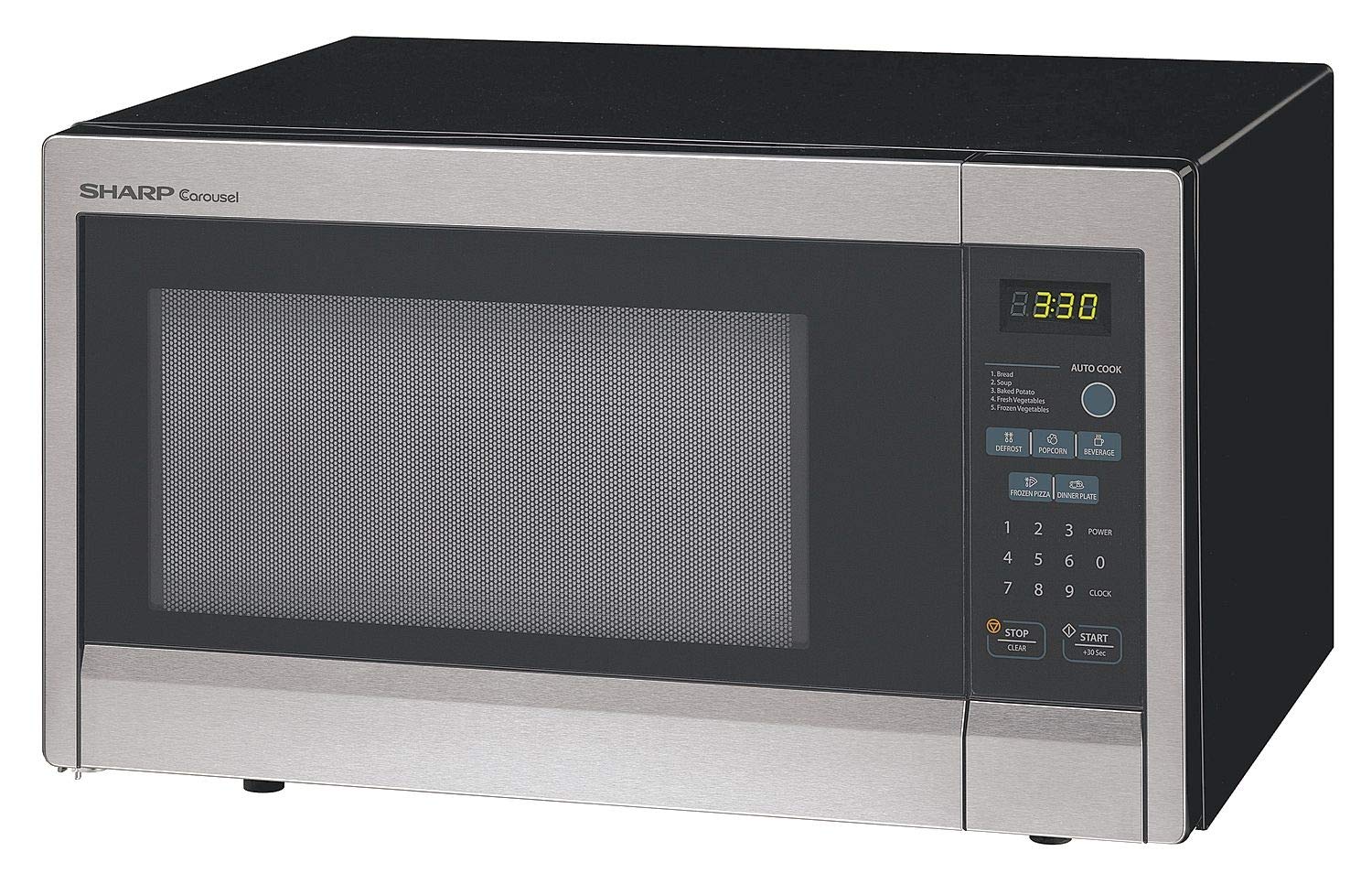Sharp Stainless Steel Consumer Microwave Oven, 1.10 cu. ft., 120V @ 60 Hz - R331ZS