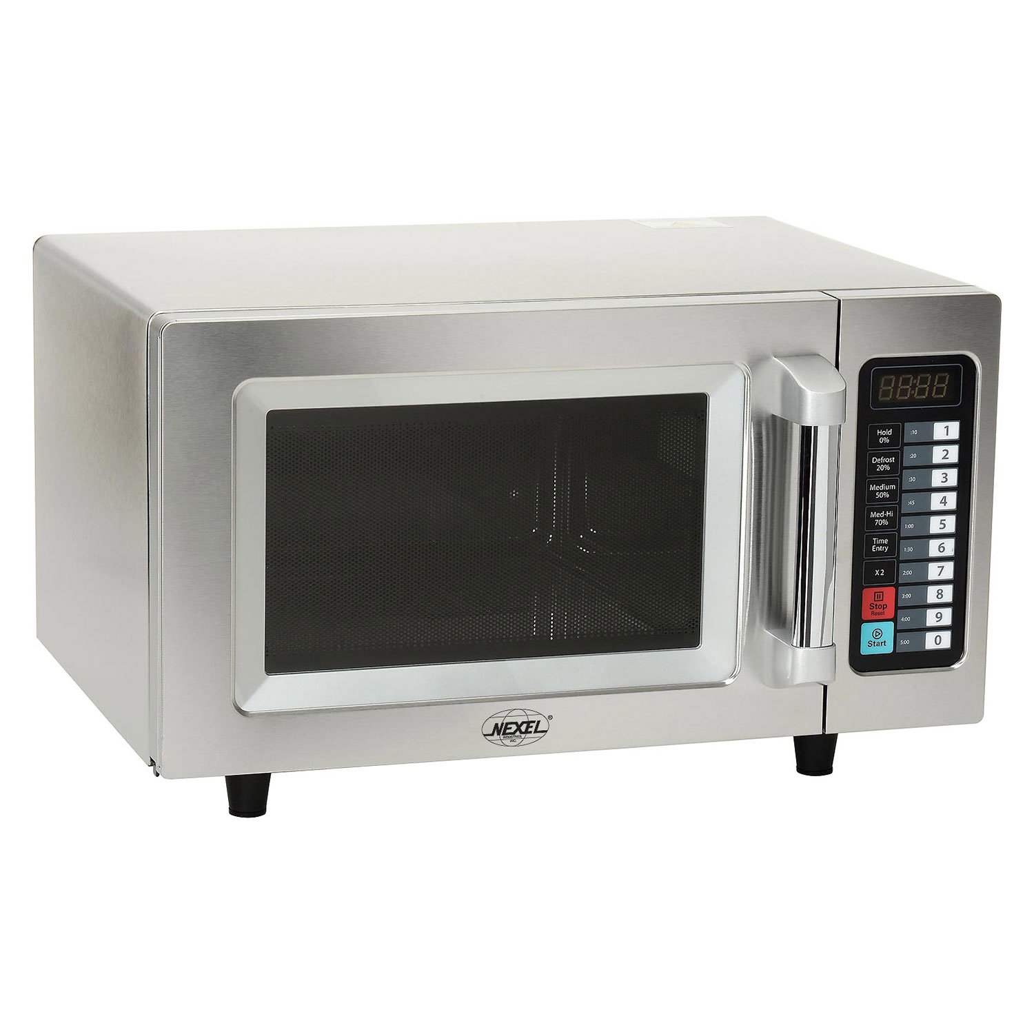 Commercial Microwave Oven, 0.9 Cu. Ft., 1000 Watts, Touch Control, Stainless Steel