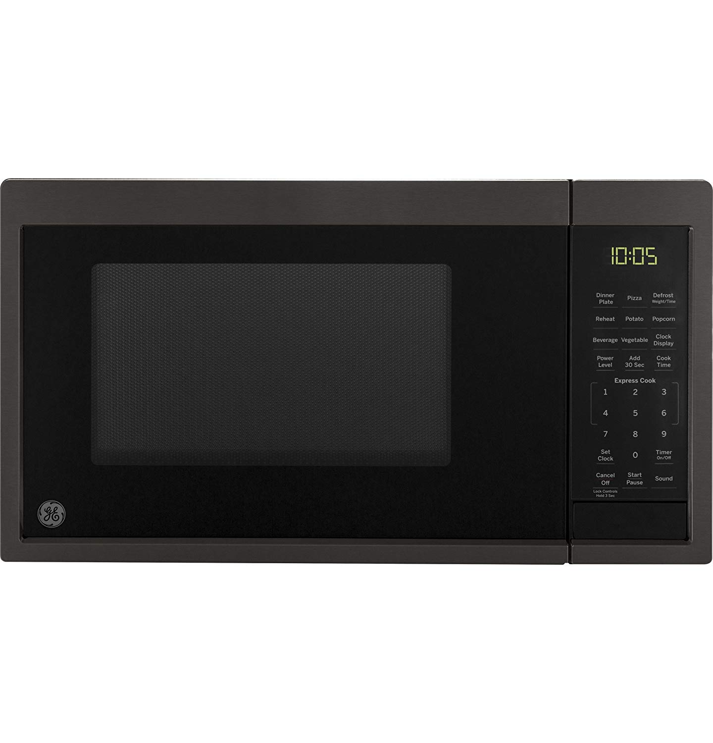 GE Appliances JES1095BMTS Microwave Oven, 0.9 Cu Ft, Black Stainless Steel