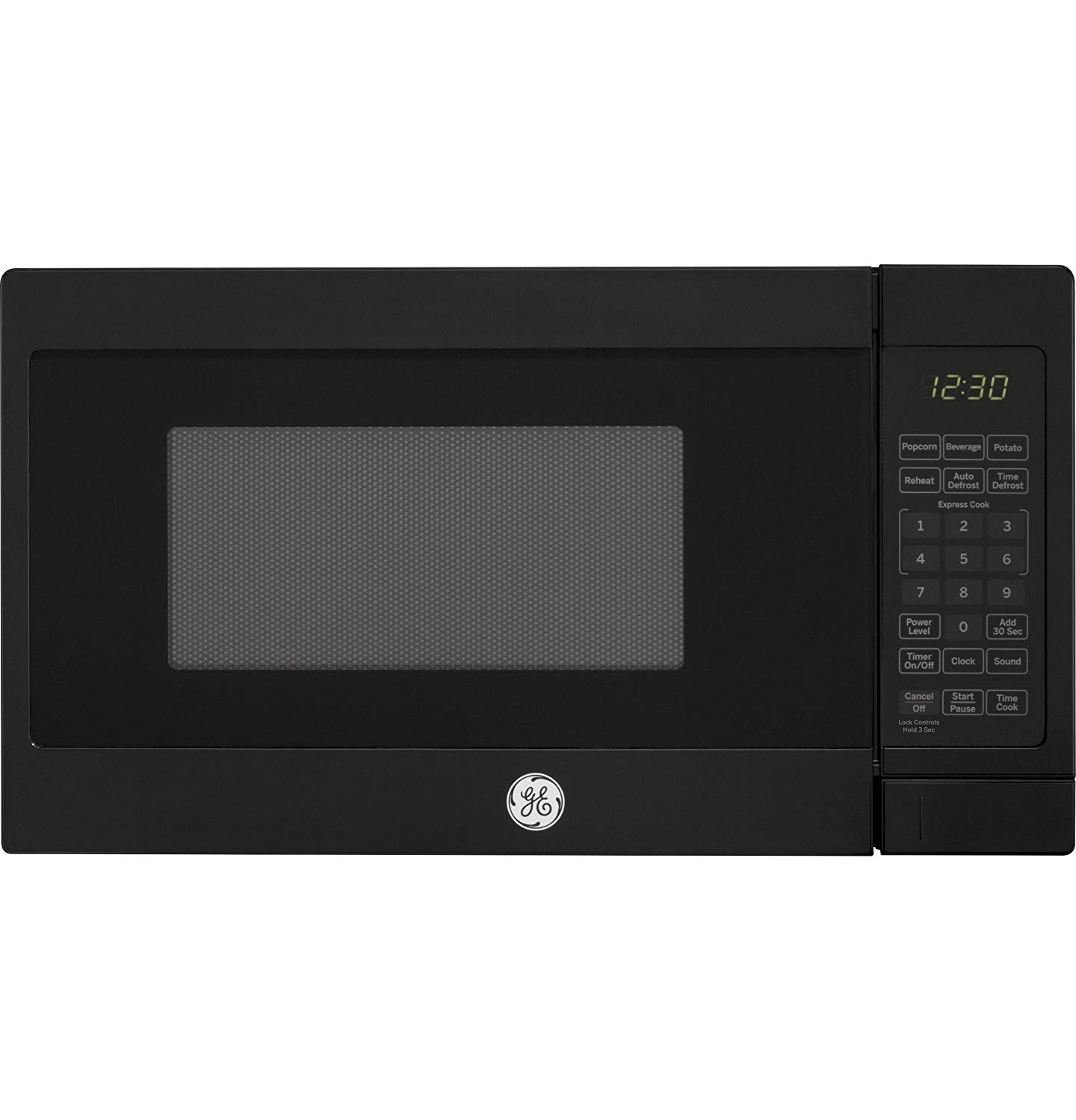 GE Appliances JES1072DMBB 0.7CUFT Black Countertop Microwave, 0.7 Cu Ft