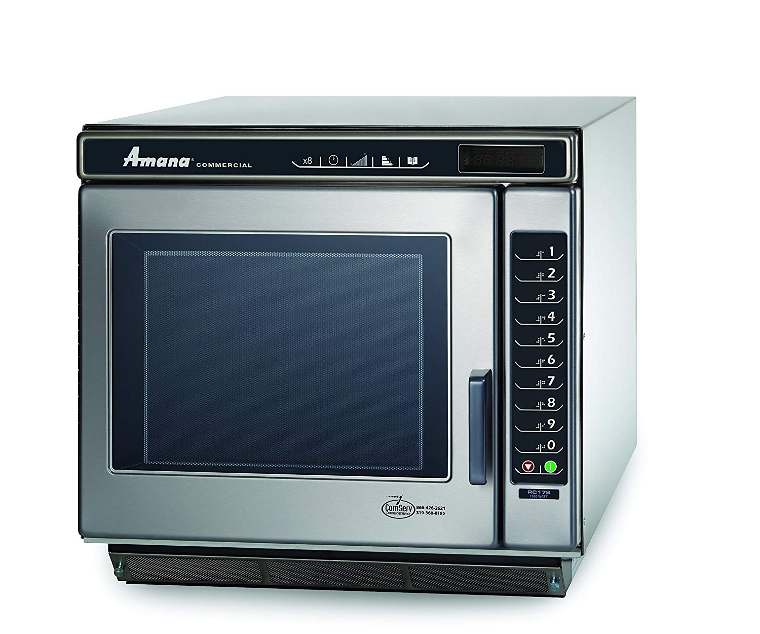 Amana Commercial RC30S2 Amana RC Chef Line Commercial Microwave Oven, 3000W, Stainless Steel