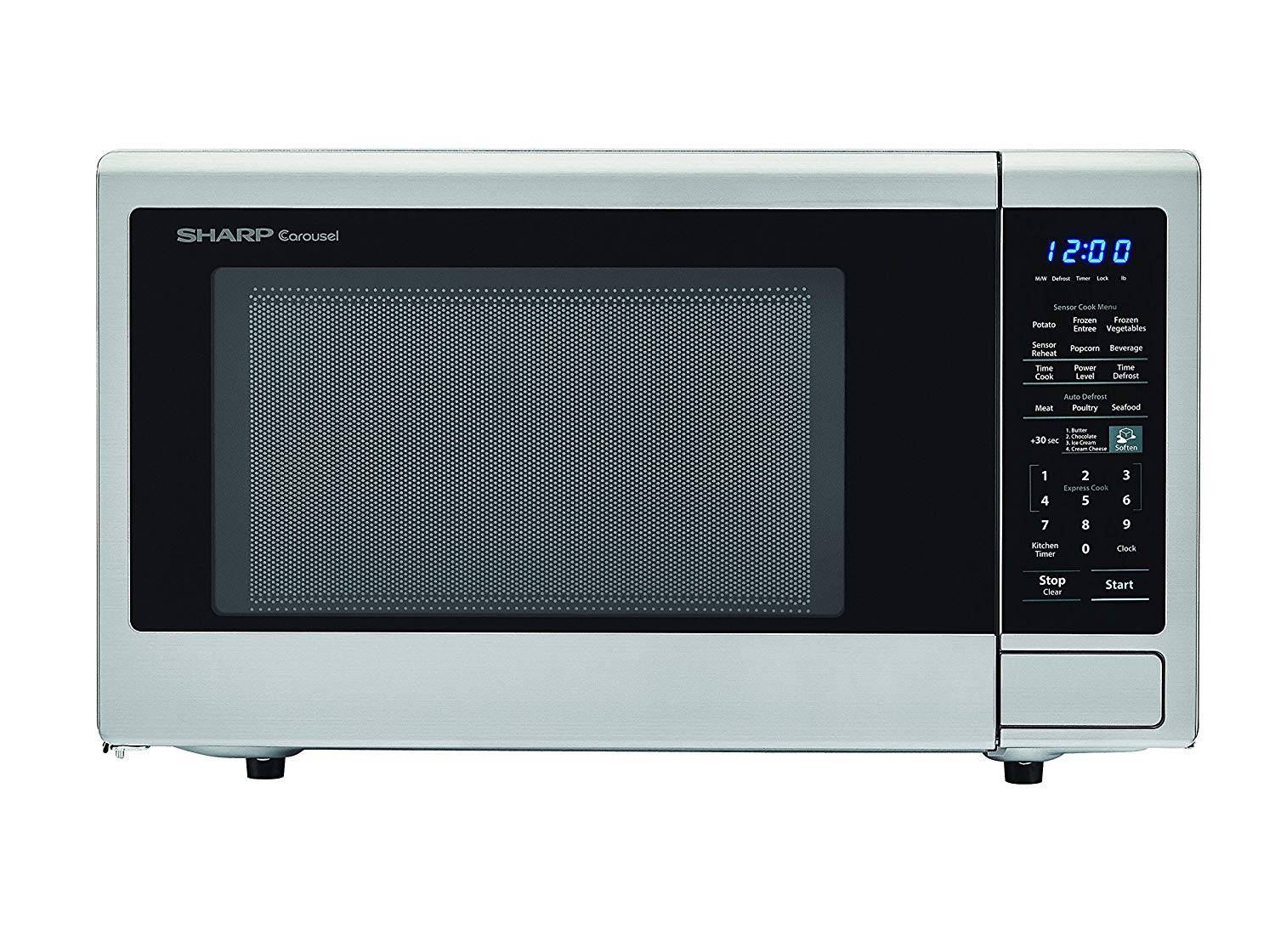 SHARP ZSMC1442CS Carousel 1.4 Cu. Ft. 1000W Countertop Microwave Oven