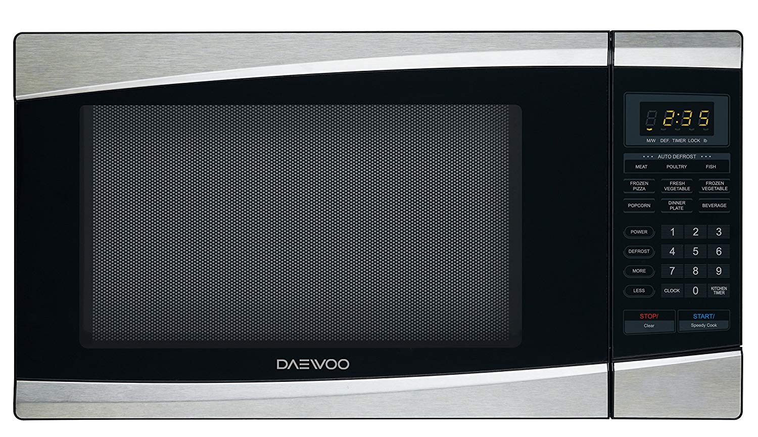 Daewoo KOR-137ES Microwave Oven One Size Stainless Steel