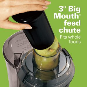 3-inch big mouth feed chute