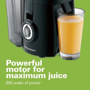 800-watt powerful motor for maximum juice extraction