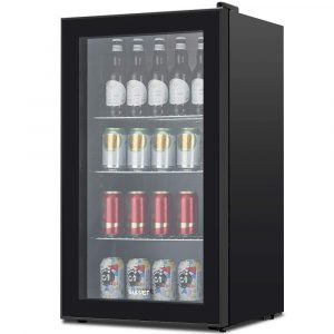 KUPPET 120-Can Beverage Cooler and Refrigerator