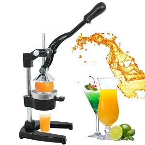 ZENY Manual Citrus Press Stand Juicer Commercial Metal Orange Lemon Lime Hand Press Squeezer