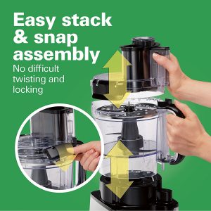 easy stack and snap assembly