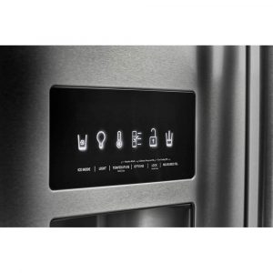 easy to read control panel - KitchenAid KRFF507HPS